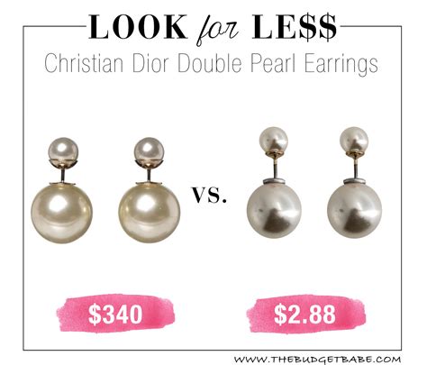 christian dior dupe earrings|genuine christian dior earrings.